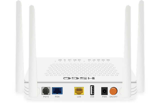 1GE +1POTS+1USB+2.4G+5.8G（1200m）WiFi Xpon onu